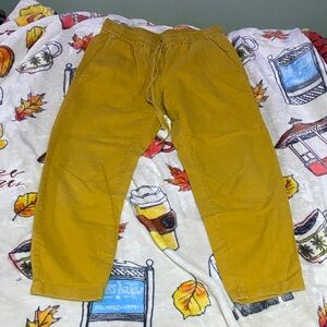 J. Crew Women's Mustard Yellow Sweatpants